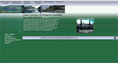 Desktop Screenshot of lakecountypropertyrentals.com